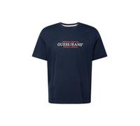 GUESS JEANS T-Shirt bleu foncé / rouge / blanc, Taille M