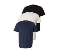 GUESS JEANS T-Shirt bleu marine / noir / blanc, Taille XS