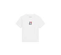 GUESS JEANS T-shirt 'I LOVE GJ' rouge vif / noir / blanc, Taille XL