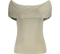 GUESS JEANS T-shirt manches courtes FEMME VERT : Couleur - Vert, Taille - XS Taille : XS Couleur : Vert