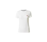 Guess - T-shirt manches courtes Coton Stretch Jeans - Femme - gris clair/rouge feu/blanc - L