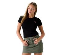 Guess T-shirt femme Mini Triangle Rouge / Noir / Argent Taille L