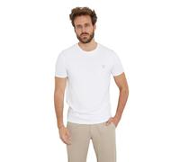 GUESS JEANS T-SHIRT MANICHE CORTE UOMO BIANCO