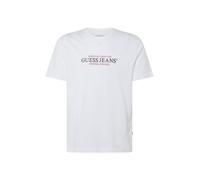 Guess, Maglietta da Uomo American Tradition, Bianco, M