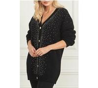 GUESS Jodie Embellished Jet Black Cardigan Taille: S | Cardigans Outlet | Femme | Le Noir