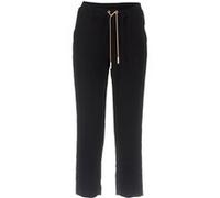 GUESS Jogging In Taylored Crepe Noir/jet Black A996 Taille: 42 | Pantalons de survêtement Outlet | Femme | Le Noir