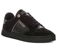 Guess Jrone10 À Lacets Profil Bas Femme Trainer Noir Or EU 36-42