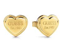 Guess Jube02179JWYG Boucles d'oreilles en forme de cœur Doré, Acier inoxydable