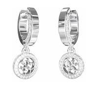 Guess JUBE04165JWRH Boucles d'oreilles femme Créoles 4G Huggies argenté