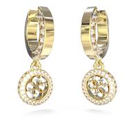 Guess JUBE04165JWYG Boucles d'oreilles femmes Créoles 4G Huggies or