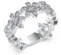 Guess JUBR04148JWRH56 Bague Femmes Acier inoxydable et Zirconia Taille 56 G