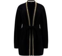 GUESS Julia Chain Long Car Jet Black Cardigan Taille: L | Cardigans Outlet | Femme | Le Noir