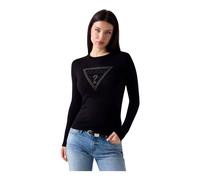 Guess Katie Triangle Logo Sweater Noir L Femme