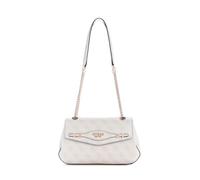 GUESS Katya Convertible Crossbody Flap, Sac à bandoulière Femmes, Logo Blanc, Taille Unique