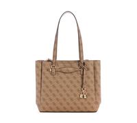 GUESS Katya Multi Compartment Tote, Fourre-Tout Femme, Logo Latte, Taille Unique