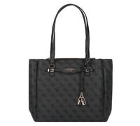 GUESS Femme Katya Multi Compartment Tote Sac à Main, Logo Charbon, Taille Unique