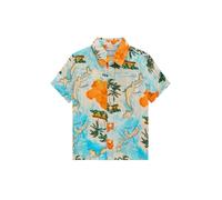 GUESS KIDS Chemise 'VISCOSE POPLIN SS SHIRT' mélange de couleurs, Taille 116