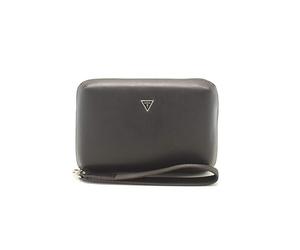 Guess La pochette Guess pour homme en cuir synthétique est un accessoire élégant et pratique. Avec fermeture à glissière, elle garantit la sécurité de vos objets personnels, tandis que la dragonne