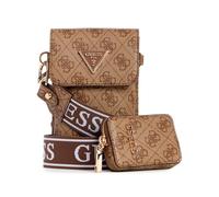 GUESS Latona Flap Chit Chat Téléphone pour femme Taille unique, Logo Latte, Taille unique