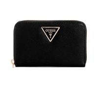 GUESS Laurel, Accessoire de Voyage-Portefeuille Femme, Noir, Portafoglio da 3-14-9cm