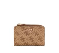 Guess Laurel Étui pour Cartes avec Fermeture Éclair Motif Latte