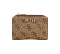 GUESS Laurel Étui pour Cartes avec Fermeture Éclair Motif Latte