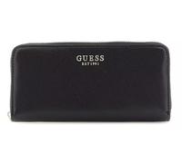Guess Laurel Grand Portefeuille Zippé Pour Femmes En Noir