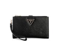 GUESS Laurel II Double Zip Organizer Wallet, Portefeuille Organiseur Femmes, Noir, Taille Unique