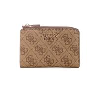 Guess Laurel II Étui Portefeuille zippé pour Femme, Logo Latte, Taille Unique