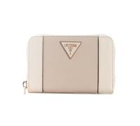 GUESS Laurel II Portefeuille zippé pour Femme Blanc cassé/Taupe Taille Unique