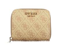 Guess - Laurel II SLG Petit Portefeuille Zippé - Femme - Accessoires - Beige - Taille: ONE Size