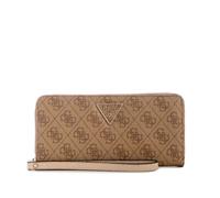 Guess Portefeuille Laurel II SLG Femme Grand zippé Latte Logo