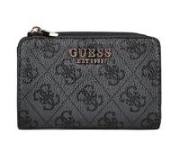 Guess Porte-cartes zippé Laurel II Femme Logo Charbon Taille unique