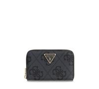 GUESS Porte-Monnaie Laurel II SLG Medium Zip Around Wallet Coal Logo Gris foncé