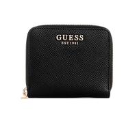 GUESS Portefeuille Laurel zippé Small pour femme Noir Taille unique