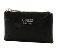 GUESS Laurel Portefeuille zippé pour Femme Taille Unique, Noir, Standard-Größe, Laurel Portefeuille zippé