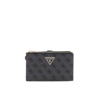 GUESS Laurel SLG Double Zip Organizer Coal Logo