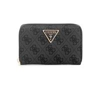 Guess Portefeuille Femme Laurel SLG Medium Zip Around Polyuréthane Noir