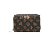 GUESS Laurel SLG Medium Zip Around Wallet Mocha Logo [236777] - porte-monnaie porte monnaie