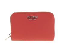GUESS Laurel SLG Medium Zip Around, Wallet Women, Coral Red, Taille Unique