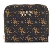 GUESS Porte-monnaies 'LAUREL' umbra / noir / argent, Taille XS-XL