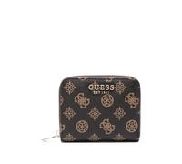 Porte-monnaie - GUESS - Laurel SLG - Noir et marron - 11x9,5x2 cm - Chic et pratique