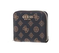 GUESS Laurel SLG Small Zip Around Wallet Mocha Logo [217004] - porte-monnaie porte monnaie