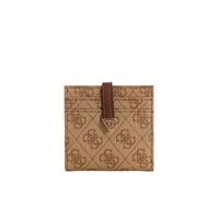 Guess Laurel SLG Tab Card Case Latte Logo