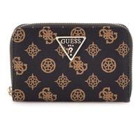 GUESS Laurel Zip Around Wallet M Mocha Logo