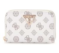GUESS Laurel Zip Around Wallet M White Logo