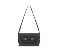 GUESS Lefia Flap Shoulder Bag, Sac à bandoulière Femme, Noir, Taille Unique