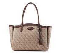 Guess sac à épaule Lindsey Tote Logo Latte marron clair