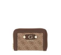 Guess - Lindsey SLG Medium Zip Around - Femme - Accessoires - Brun - Taille: ONE Size