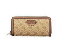 GUESS Porte-monnaie Lindsey SLG à fermeture zippée Logo Brun Femme